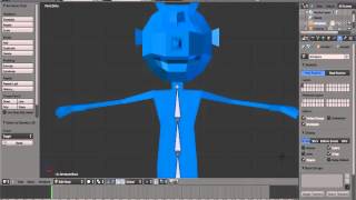 Beginners Blender 3D Tutorial 17  Bone Rigging Characters [upl. by Thgirw]