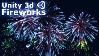 Unity 3D Particle Sub Emitters Making Fireworks [upl. by Tiat832]