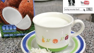 ATOLE DE COCO  Vicky Receta Facil [upl. by Alial]