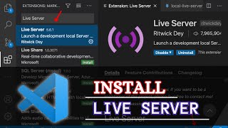 How To Install Live Server In Visual Studio Code  Quick amp Easy [upl. by Warfeld364]