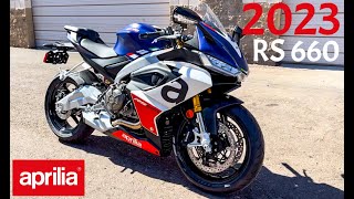 2023 Aprilia RS 660 Tribute  Walk Around [upl. by Jill372]