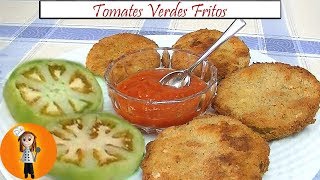 Tomates Verdes Fritos  Receta de Cocina en Familia [upl. by Loginov]