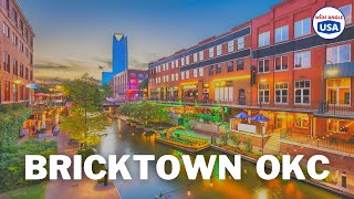 What To Do In Bricktown OKC  Unboxing Bricktown  Bricktown Oklahoma City  Walking Tour 4K [upl. by Zuliram]