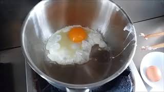 【20無限】不銹鋼鍋煎蛋不黐底 不需水珠測試  Fried egg in stainless steel pot [upl. by Savill]