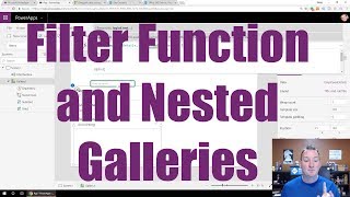 Learn to use the PowerApps Filter function [upl. by Aiet789]