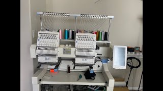 Getting started with the BAI embroidery machine [upl. by Assilam865]