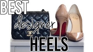 Top 5 most comfortable DESIGNER HEELS for wide feet  Louboutin heels Hermes wedges etc [upl. by Annil]