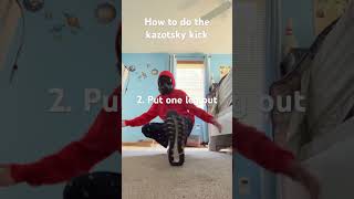 Kazotsky kick tutorial [upl. by Akcinat]