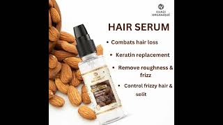 Ayurvedic Formulation of Hair Serum Khadi Organique  Hair Growth and Shine Serum [upl. by Ley]