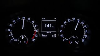 Skoda Rapid Spaceback 14 TDI DSG Acceleration [upl. by Eustashe]