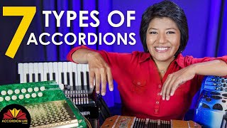 7 Most Common Types of Accordions  🎵 Accordion Life Academy 🎵 [upl. by Xel96]