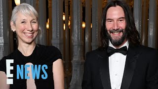 Keanu Reeves amp Girlfriend Alexandra Grant Make RARE Public Outing  E News [upl. by Heyde]