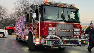 Holtsville FD Santa Run 2022 [upl. by Flowers]