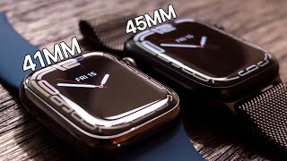 Apple Watch Series 7  41mm amp 45mm Unboxing amp Setup [upl. by Riess]