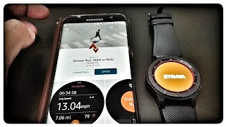 Strava Installation for Samsung Smartwatch [upl. by Eicrad135]