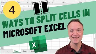 4 Ways to Split Cells in Microsoft Excel [upl. by Stolzer993]