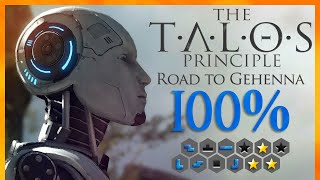 The Talos Principle Road To Gehenna  Full DLC Walkthrough All Endings [upl. by Yecal]