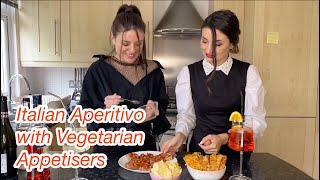 EASY TO MAKE VEGETARIAN amp VEGAN APPETISERS ready in 20 minutes  paired with Hugo amp Aperol spritzes [upl. by Aem]