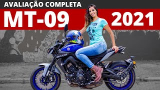 REVIEW MT09 2021 PONTOS POSITIVOS NEGATIVOS VALOR DO SEGURO  TESTE DE MOTO [upl. by Ekihc]