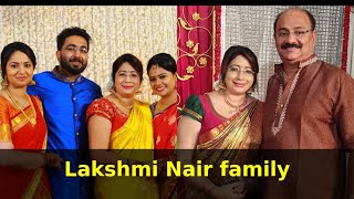 Lakshmi Nair family Husband son daughter and daughter in law [upl. by Hadwin]