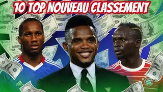 TOP 10 FOOTBALLEUR AFRICAIN LES PLUS RICHES EN 2023  NOUVEAU CLASSEMENT [upl. by Trisa]