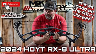 The Hoyt 2024 RX8 Ultra Carbon Bow Review By Mikes Archery [upl. by Okika]