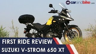 Suzuki VStrom 650 XT First Ride Review  NDTV carandbike [upl. by Nett]