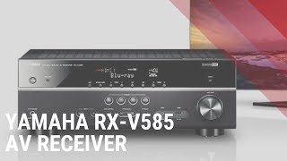 Yamaha RX V585 AV Receiver  Quick Look [upl. by Fortier]