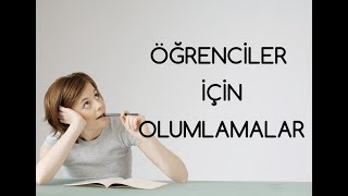 Öğrenciler İçin Olumlamalar [upl. by Ruomyes]