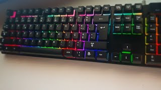 Teclado Gamer Semimecânico KR6300 SALVEE CAUEBAUKE [upl. by Nitsyrk943]