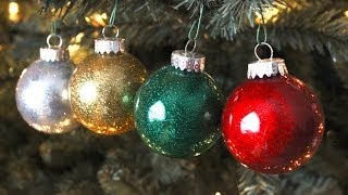 DIY Best Glitter Ornaments [upl. by Viki31]