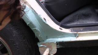 How to apply plastic auto body filler [upl. by Onabru]