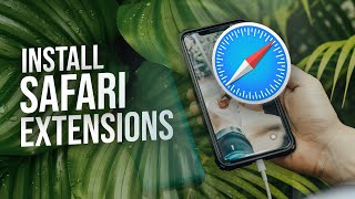 How to Add Safari Extensions on iPhone explained [upl. by Enelrihs]