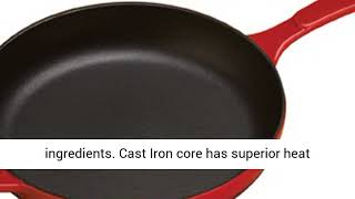 Lodge Enameled Cast Iron Skillet 11inch Red [upl. by Aidan629]