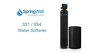 How To Install a Salt Based Water Softener by SpringWell SS1 amp SS4 [upl. by Iover802]