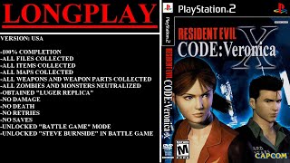 Resident Evil Code Veronica X USA PlayStation 2  Longplay  100 Completion [upl. by Eniluap]