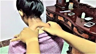 Relaxing Intense Neck and Shoulder Massage  Tingle  Must watch [upl. by Alle162]