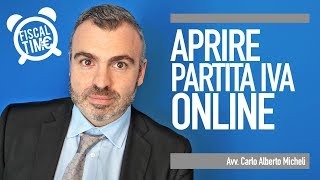 APRIRE PARTITA IVA ONLINE [upl. by Torhert587]