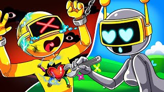 INCREDIBOX SPRUNKI  Fun Bot Stole GOLDs Heart  Incredibox Sprunki Animation [upl. by Mencher]