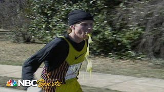 quotGutsy performancequot in classic but gross 1996 Olympic marathon trials finish  NBC Sports [upl. by Ayatnohs449]