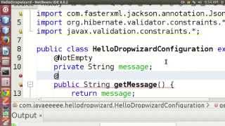 Dropwizard Configuration Tutorial [upl. by Eelarac]