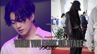 Bts ff jungkook WHEN YOU FIANT ON STAGE •ONESHOT• [upl. by Najar179]