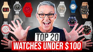 The 20 Best Watches Under 100  2024 Edition [upl. by Naoj398]