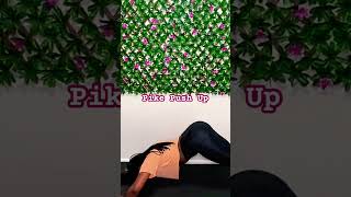 Pike Push Up  Fitsique fullbodyworkout abs exercisemotivation fitness motivation fit core [upl. by Lipkin302]