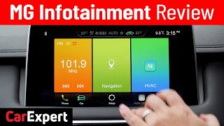 MG HS infotainment review 101inch with Apple CarPlay and Android Auto [upl. by Eclud182]