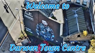 Fun flight over Darwen town centre on a sunny Saturday [upl. by Ariat610]