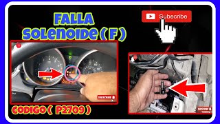 Falla de solenoide  F  mazda 3  solución codigo p2709 Diagnostico [upl. by Solrac]