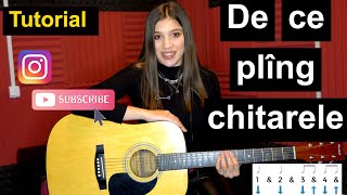 DE CE PLING CHITARELE TUTORIAL LA CHITARA 4K [upl. by Jeanelle]