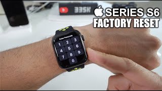 How To Hard Reset your Apple Watch Series 6  Factory Reset [upl. by Jozef792]