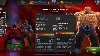 AW Offseason Void vs Thing on Node 37 Resistance is Futile  Personal Space magicthief mcoc [upl. by Acinoj322]